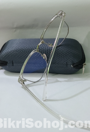 Bluecut lens with flexible frame